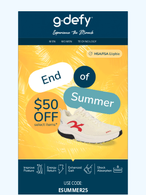 Gravity Defyer - Summer’s Almost Over — So Are the Deals