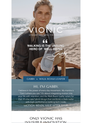 Vionic - Walk Roam Loafer: Secretly built for serious walking.