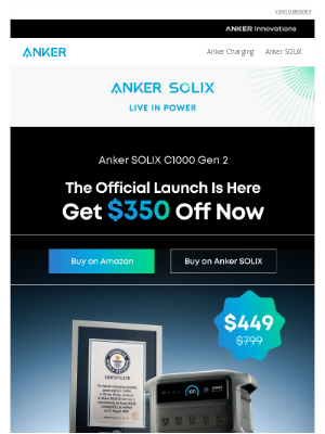 Anker - 🆕 The Fastest Recharging Power Station Is Here | Save $350 Now