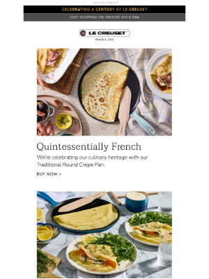 Le Creuset - Introducing Our Crepe Pan for Perfect Crepes