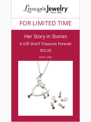 Limoges Jewelry - The Sparkle of Family, Wrapped in Love - Now 60% Off
