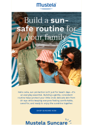 Mustela - Skin protection starts with the right products & routine ✅