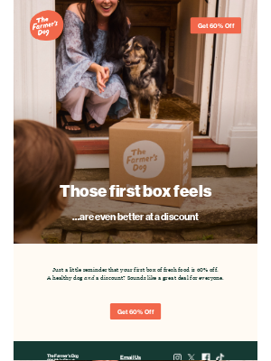 The Farmer's Dog - 🚨Don’t forget your discount on your dog's first box!