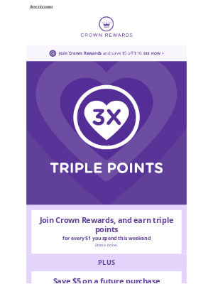 Hallmark - Join Crown Rewards for big savings!