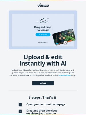 Vimeo - Make the most of your videos with AI tools