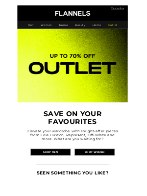 Flannels Fashion (United Kingdom) - Incoming: Most-wanted