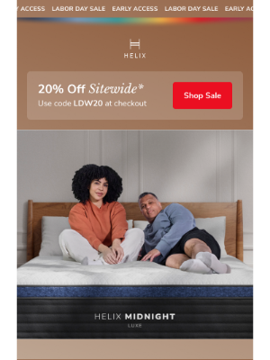 Helix Sleep - 20% off everything!