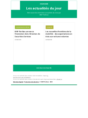 BNP Paribas (France) - BNP Paribas - Les actualités du jour