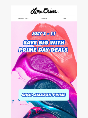 Lime Crime - It's Official - Prime Day is Here 🎉
