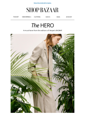 The Hero: This Check Blazer Is Equal Parts Easy and Elegant