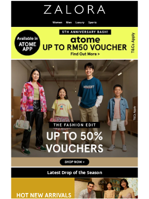 ZALORA Mayalsia - Malaysia Day Special 🥳 Claim Your Vouchers!