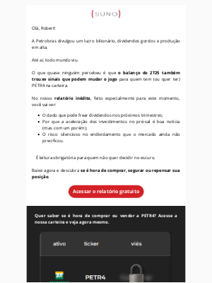 Suno (Brazil) - 🛢️ PETR4: Hora de comprar ou segurar?