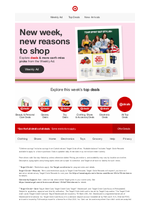 Target - Your New Weekly Ad is here.