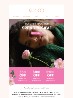 Kip and co (Australia) - Spend & Save now on 💌 Spoil her (or yourself!)