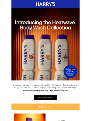 Harry's - Meet the Heatwave Collection 🥵