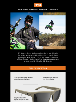 Spy Optic - THE FRAME THAT CAN ACTUALLY HANG