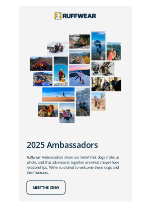 Ruffwear - Introducing Our 2025 Ruffwear Ambassadors