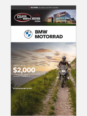 GP Bikes - 🚨 Save Up to $2,000 on 2024 BMW Models – Ends May 31!