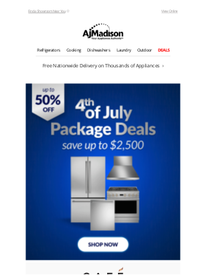 AJ Madison - 🎉 Our Top 10 Appliance Deals Happening Now!