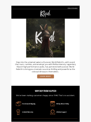 Klipsch - Klipsch Colossal Sound - Feel Every Roar