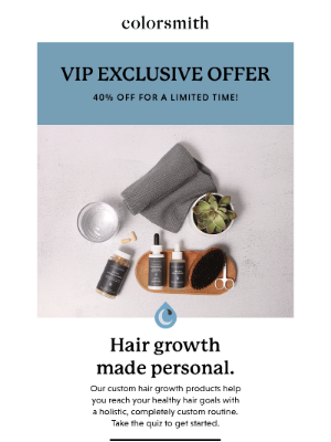 Colorsmith - We get it—hair loss is personal. 🌱