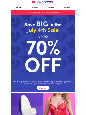 Lovehoney - 🤑Our deepest discounts yet!