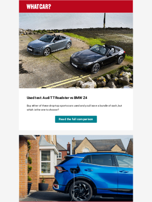 What Car? - Used test: Audi TT Roadster vs BMW Z4 | Should you buy a plug-in hybrid? | New Aston Martin DBX707 driven in UK