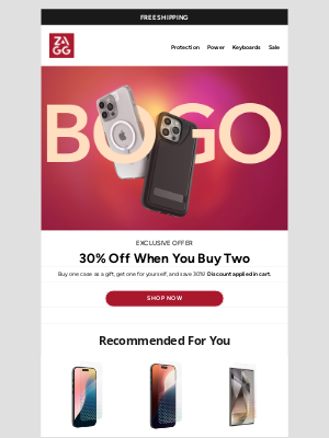 ZAGG - 🛍️💰 Save with a BOGO case offer! 🎉👏