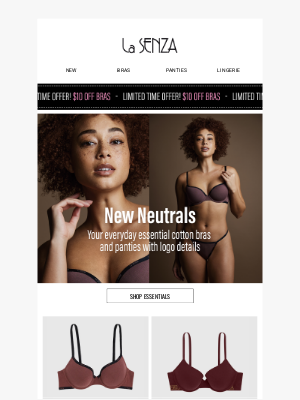 La Senza - New Neutrals | The Essentials Collection