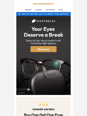 EyeBuyDirect - Glasses That Work Overtime 💙💻