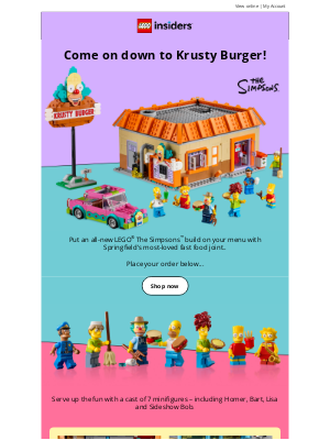 LEGO - 'Give me 700 Krusty Burgers'