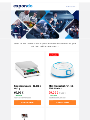 Expondo (Germany) - Wochenendeinkauf? Diese Angebote werden Sie lieben!