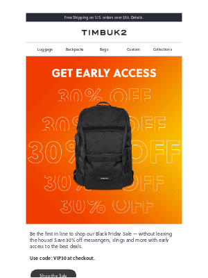 Timbuk2 - Ready, set ... SALE!