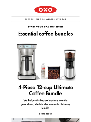 OXO - Simplify your morning coffee routine