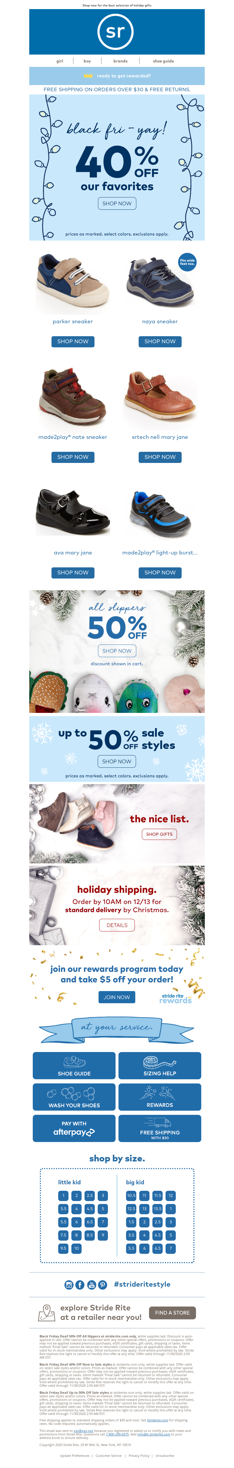 Stride Rite - Black Friday Deals! 100s Of Items At Amazing Prices