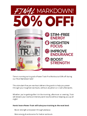 Nicole Wilkins - 🔥Final Markdown Alert! 50% Off nPower Train