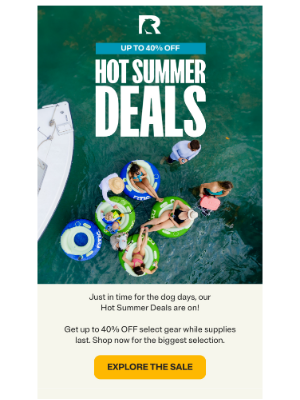 RTIC Outdoors - Sizzlin' Summer Deals
