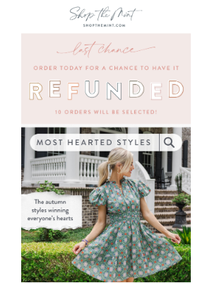 The Mint Julep Boutique - Last Chance for 10 Random Refunds‼️