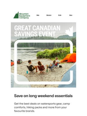 MEC (Canada) - More deals on The North Face, Osprey, Level Six and more