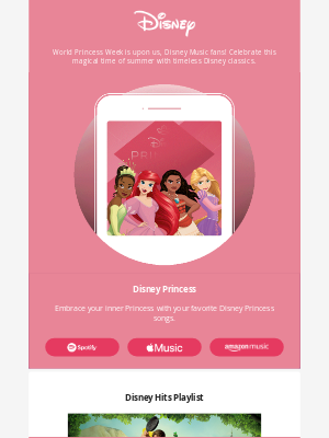 Disney+ - Happy World Princess Week from Disney Music
