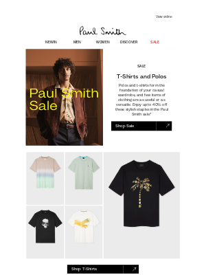 Paul Smith (United Kingdom) - Stock up on the essentials