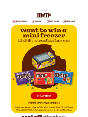 MY M&M's - The Coolest Prize Ever (Literally)