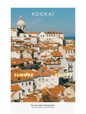 Coming Soon: Summer Escape