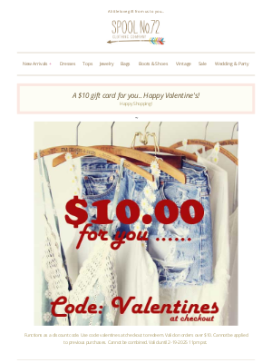 Spool No.72 - A $10 Gift Card for you!