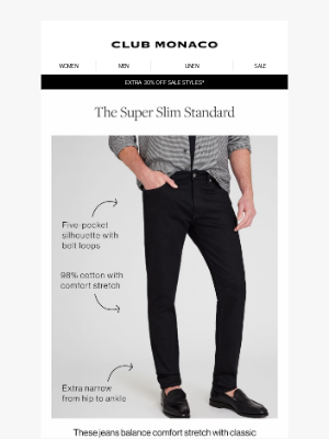 Your sharpest fit yet