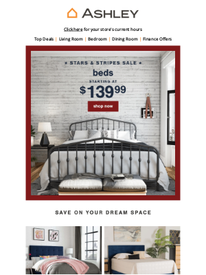 Ashley Furniture Industries - Beds From $139.99 💫 Wake up To Amazing Deals