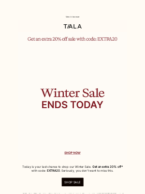 Wearetala - LAST DAY OF SALE