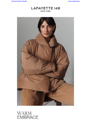 Lafayette 148 New York - Supremely Cozy: New L148 Down Outerwear