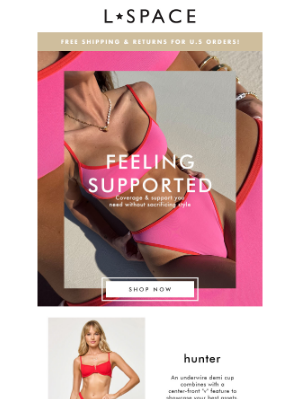 L*Space - 5 Supportive Bikini Tops You'll Love