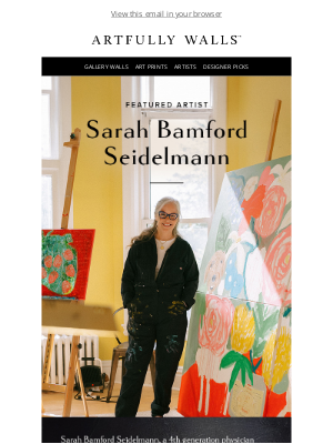 Artfully Walls - Featured Artist Sarah Bamford Seidelmann